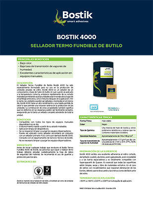 Bostik 4000 TDS 2017_Esp